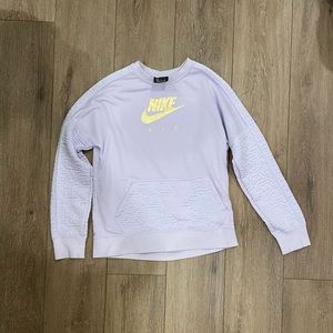 Girls Purple Nike Sweatshirt